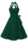 A-Line Knee Length Satin Graduation Dresses CS0559 - COCOMELODY
