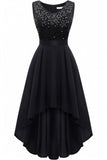 A-Line Knee Length Sequined Graduation Dresses CS0563 - COCOMELODY