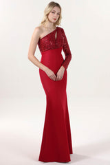 Trumpet-Mermaid Maxi Stretch Crepe Formal Dress CS0587 - COCOMELODY