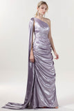 Trumpet-Mermaid Maxi Metallic Formal Dress CS0647 - COCOMELODY