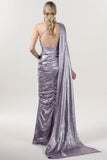 Trumpet-Mermaid Maxi Metallic Formal Dress CS0647 - COCOMELODY