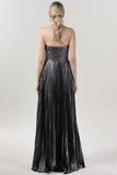 A-Line Maxi Metallic Formal Dress CS0654 - COCOMELODY
