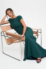 Sheath-Column Sweep-Brush Train Polyester Spandex Dress CS0673 - COCOMELODY