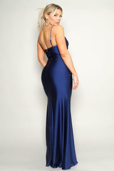 Sheath-Column Floor Length Nylon Spandex Dress CS0676 - COCOMELODY