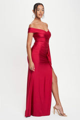 Sheath-Column Floor Length Nylon Spandex Dress CS0678 - COCOMELODY