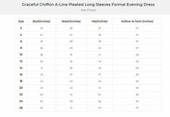 A-Line Maxi Chiffon Dress CS0681 - COCOMELODY
