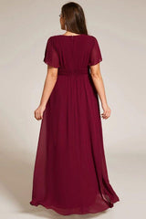 Asymmetrical Maxi Chiffon Dress CS0684 - COCOMELODY