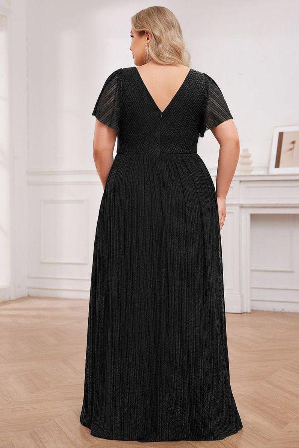 A-Line Maxi Polyester Dress CS0688 - COCOMELODY