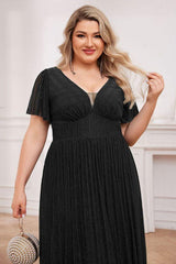 A-Line Maxi Polyester Dress CS0688 - COCOMELODY
