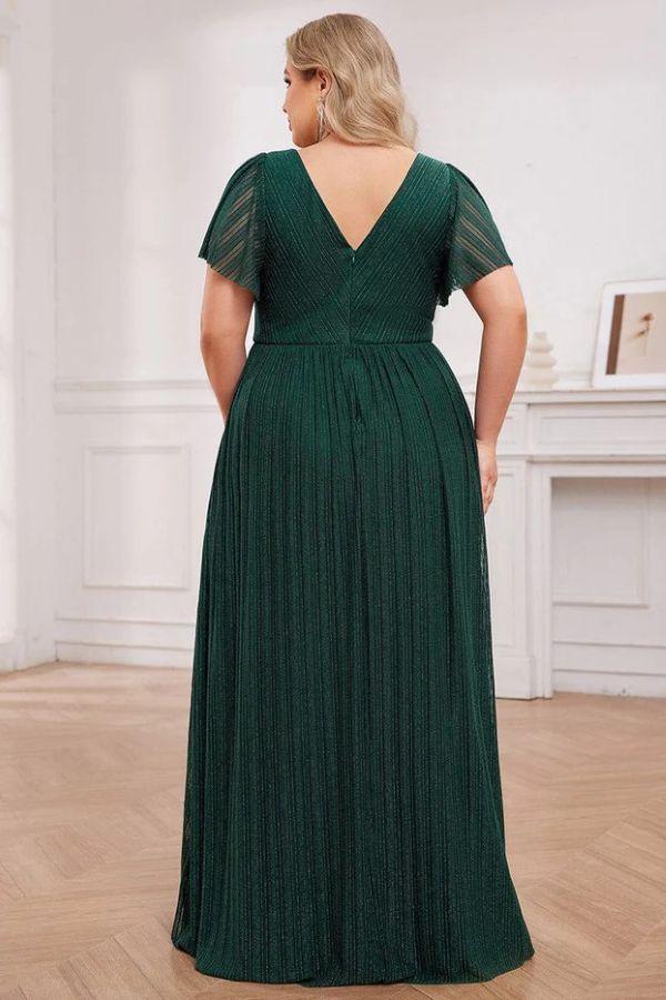 A-Line Maxi Polyester Dress CS0688 - COCOMELODY
