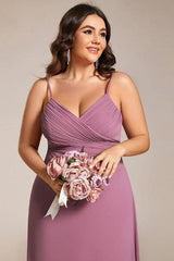 A-Line Maxi Chiffon Dress CS0690 - COCOMELODY