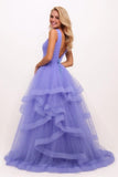 Ball Gown Maxi Tulle Prom Dress CS0692 - COCOMELODY