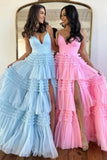 Ball Gown Sweep-Brush Train Tulle Prom Dress CS0702 - COCOMELODY