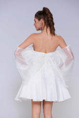 Princess Mini Satin Homecoming Dress CS0945 - COCOMELODY