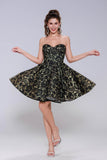 A-Line Mini Lace Homecoming Dress CS0947 - COCOMELODY
