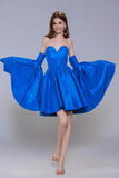 A-Line Mini Taffeta Homecoming Dress CS0950 - COCOMELODY