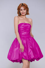 A-Line Mini Taffeta Homecoming Dress CS0951 - COCOMELODY