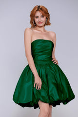 A-Line Mini Taffeta Homecoming Dress CS0951 - COCOMELODY