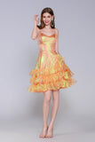 A-Line Mini Organza Homecoming Dress CS0958 - COCOMELODY