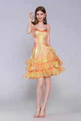 A-Line Mini Organza Homecoming Dress CS0958 - COCOMELODY