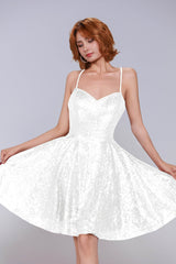 A-Line Mini Sequined Homecoming Dress CS0983 - COCOMELODY