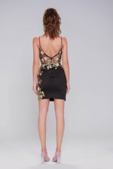 Sheath-Column Mini Stretch Crepe Homecoming Dress CS0993 - COCOMELODY
