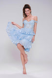 Ball Gown Mini Tulle Homecoming Dress CS0994 - COCOMELODY