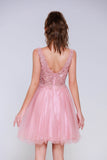 A-Line Mini Tulle Homecoming Dress CS0995 - COCOMELODY