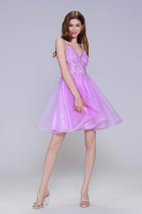 A-Line Mini Tulle Homecoming Dress CS1000 - COCOMELODY