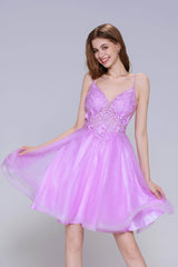 A-Line Mini Tulle Homecoming Dress CS1000 - COCOMELODY