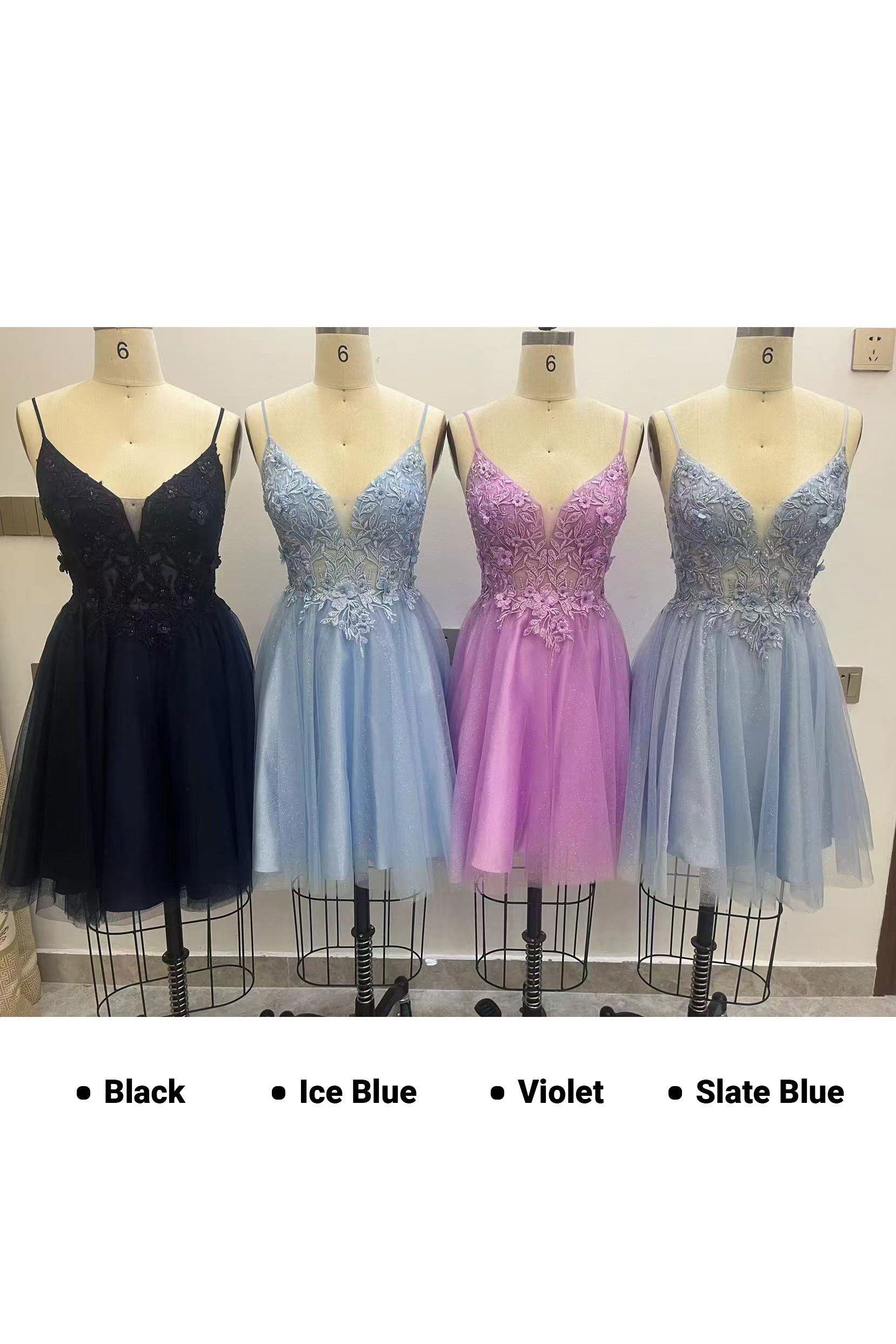 A-Line Mini Tulle Homecoming Dress CS1000
