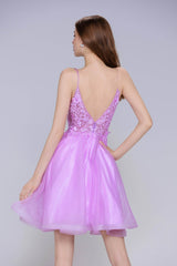 A-Line Mini Tulle Homecoming Dress CS1000 - COCOMELODY