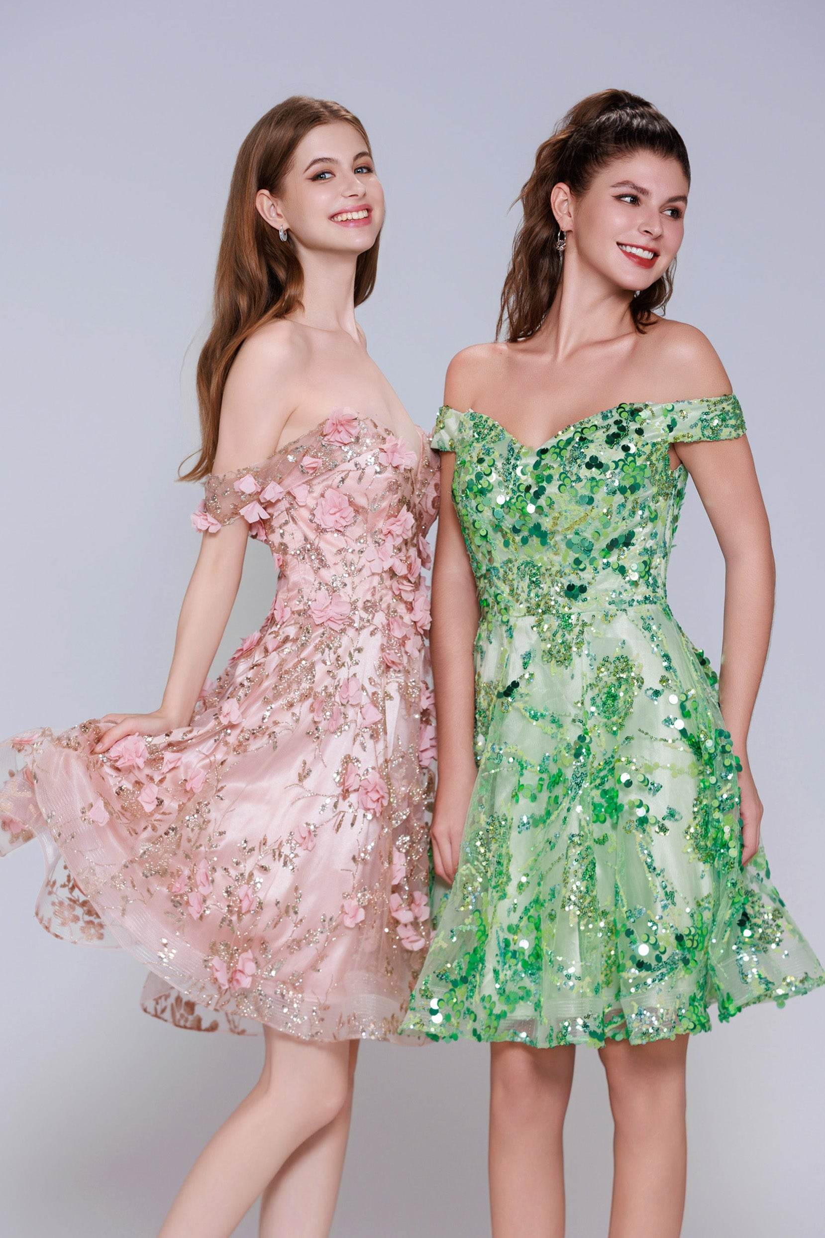 A-Line Mini Tulle Homecoming Dress CS1003 - COCOMELODY