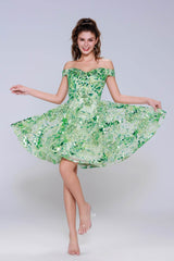 A-Line Mini Tulle Homecoming Dress CS1003 - COCOMELODY