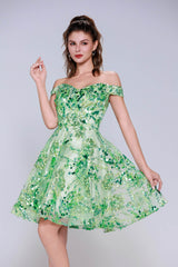 A-Line Mini Tulle Homecoming Dress CS1003 - COCOMELODY