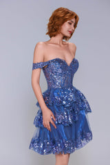 Ball Gown Mini Tulle Homecoming Dress CS1010 - COCOMELODY