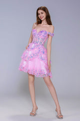 Ball Gown Mini Tulle Homecoming Dress CS1010 - COCOMELODY