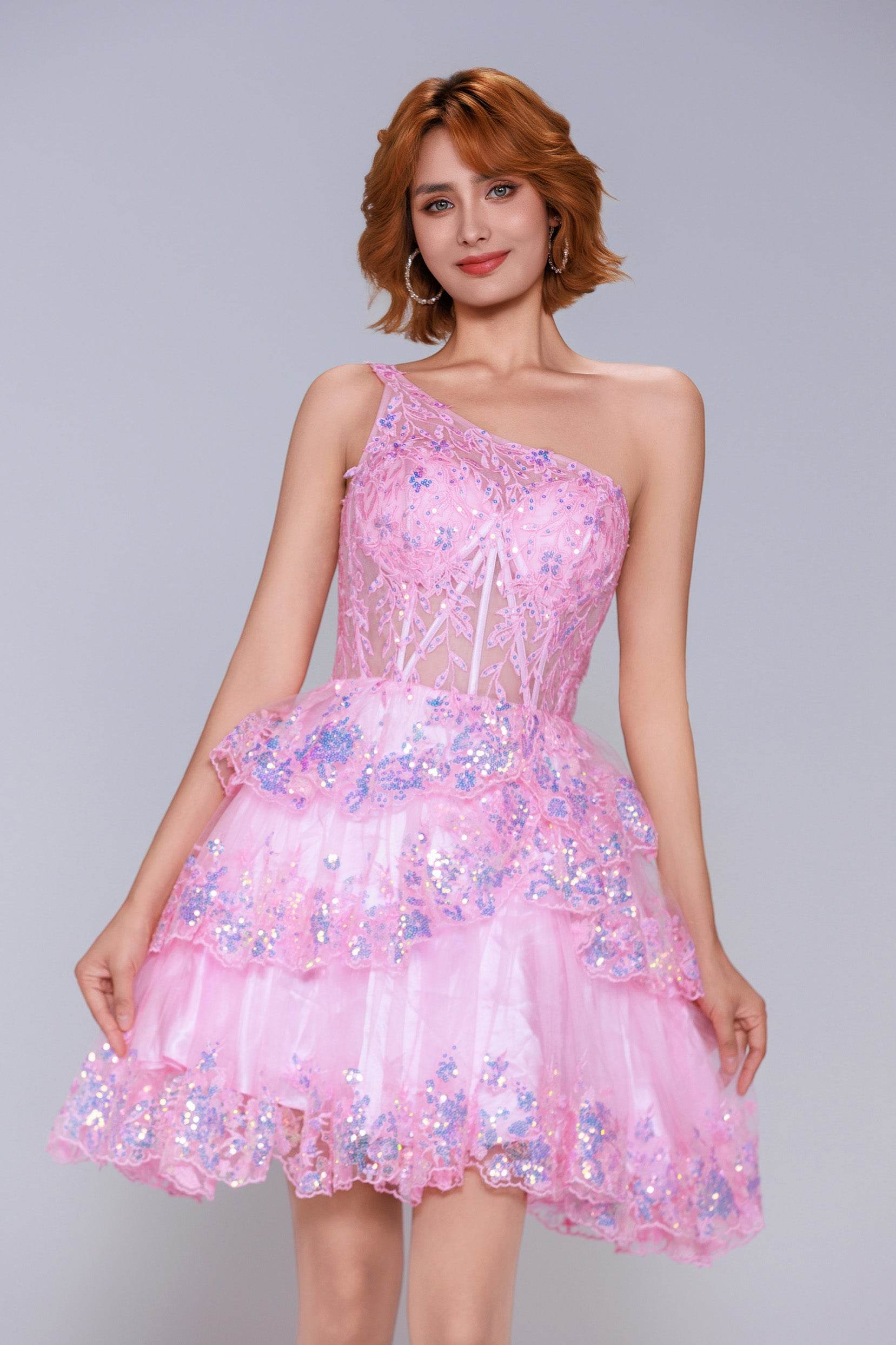 Ball Gown Mini Tulle Homecoming Dress CS1011 - COCOMELODY