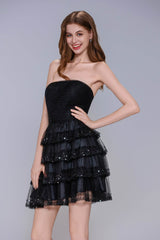 A-Line Mini Tulle Homecoming Dress CS1016 - COCOMELODY