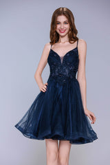 A-Line Mini Tulle Homecoming Dress CS1019 - COCOMELODY
