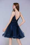 A-Line Mini Tulle Homecoming Dress CS1019 - COCOMELODY