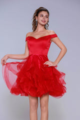 Ball Gown Mini Tulle Homecoming Dress CS1022 - COCOMELODY