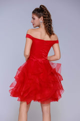 Ball Gown Mini Tulle Homecoming Dress CS1022 - COCOMELODY