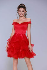 Ball Gown Mini Tulle Homecoming Dress CS1022 - COCOMELODY