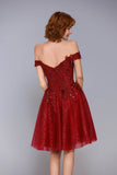 A-Line Mini Glitter Homecoming Dress CS1037 - COCOMELODY