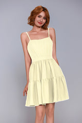 A-Line Mini Stretch Crepe Homecoming Dress CS1038