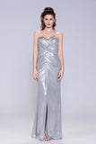 Sheath-Column Maxi Hot Stamping Cloth Prom Dress CS1041 - COCOMELODY
