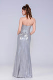 Sheath-Column Maxi Hot Stamping Cloth Prom Dress CS1041 - COCOMELODY