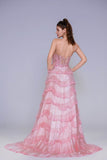 Ball Gown Sweep-Brush Train Tulle Prom Dress CS1048 - COCOMELODY