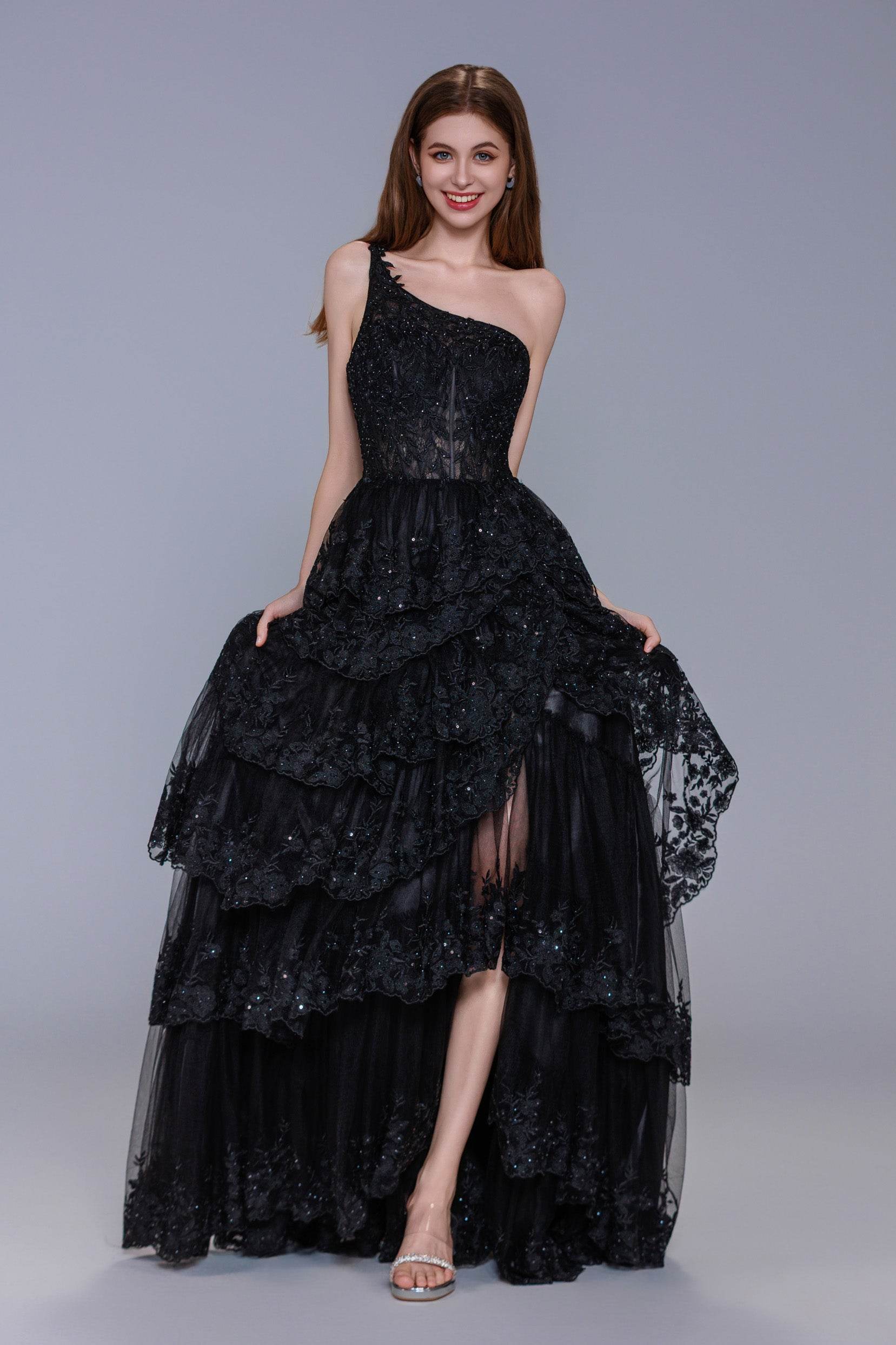 Ball Gown Maxi Tulle Prom Dress CS1049 - COCOMELODY